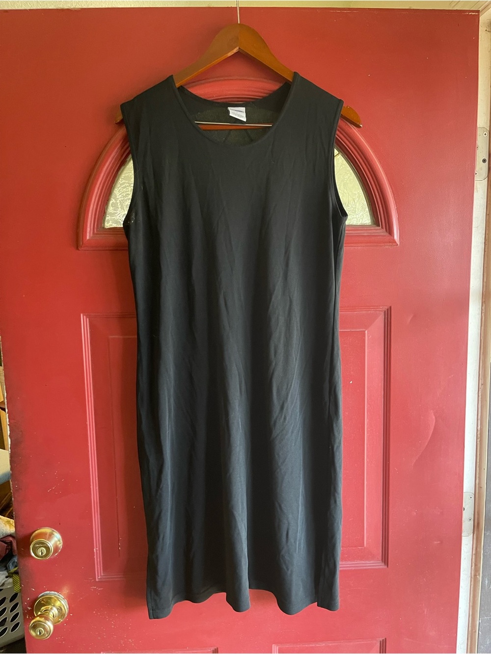 Old Navy Black Sleeveless Midi Dress